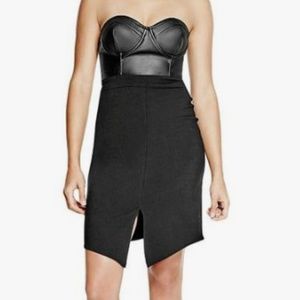 G by Guess Black Strapless Dress- Size Small